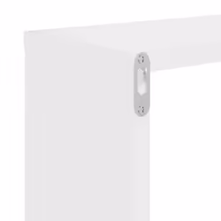 vidaXL 4x Wall Cube Shelves White Storage Wall Hanging Floating Shelf Unit - Additional view 10