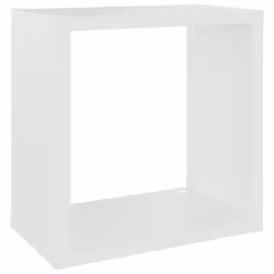 vidaXL 4x Wall Cube Shelves White Storage Wall Hanging Floating Shelf Unit - Additional view 7
