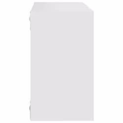 vidaXL 4x Wall Cube Shelves White Storage Wall Hanging Floating Shelf Unit - Additional view 9