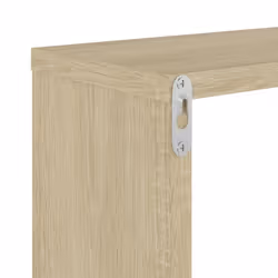 vidaXL 2x Wall Cube Shelves Sonoma Oak Storage Wall Hanging Floating Shelf - Additional view 10
