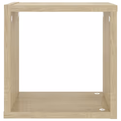 vidaXL 2x Wall Cube Shelves Sonoma Oak Storage Wall Hanging Floating Shelf - Additional view 8