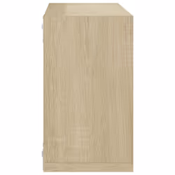 vidaXL 2x Wall Cube Shelves Sonoma Oak Storage Wall Hanging Floating Shelf - Additional view 9