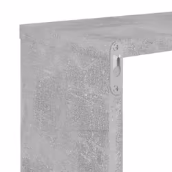 vidaXL 4x Wall Cube Shelves Concrete Grey Storage Wall Hanging Floating Shelf - Additional view 10