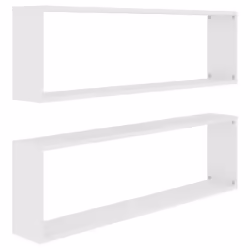 VidaXL 807079, Wood, White, 1000 mm, 150 mm, 300 mm, 2 pc(s)