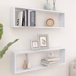 VidaXL 807079 shelve Wood White