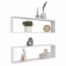 VidaXL 807079 shelve Wood White