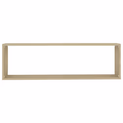 vidaXL 2x Wall Cube Shelf Sonoma Oak Engineered Wood Storage Hanging Rack - Additional view 7