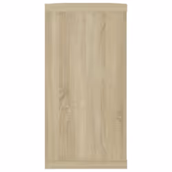 vidaXL 2x Wall Cube Shelf Sonoma Oak Engineered Wood Storage Hanging Rack - Additional view 8