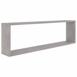 vidaXL 4x Wall Cube Shelf Concrete Grey Engineered Wood Hanging Floating Shelf - Additional view 6