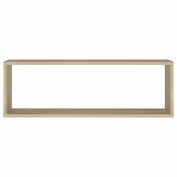 vidaXL 4x Wall Cube Shelf Sonoma Oak Engineered Wood Hanging Floating Unit - Additional view 7