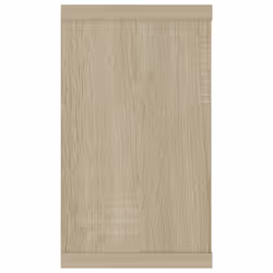 vidaXL 4x Wall Cube Shelf Sonoma Oak Engineered Wood Hanging Floating Unit - Additional view 8