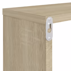 vidaXL 4x Wall Cube Shelf Sonoma Oak Engineered Wood Hanging Floating Unit - Additional view 9