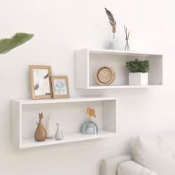 VidaXL 807133 shelve Wood White