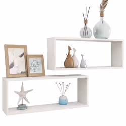 VidaXL 807133 shelve Wood White