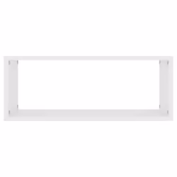 vidaXL 6x Wall Shelf White Engineered Wood Wall-Mounted Floating Hanging Shelf - Additional view 5