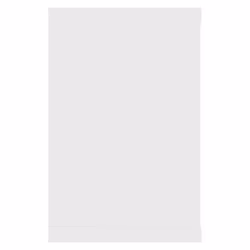 vidaXL 6x Wall Shelf White Engineered Wood Wall-Mounted Floating Hanging Shelf - Additional view 6