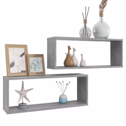 VidaXL 807145 shelve Wood Grey