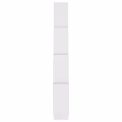 vidaXL Wall Cube Shelf White Engineered Wood Wall Cube Floating Hanging Shelf - Additional view 5