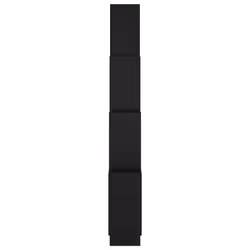 vidaXL Wall Cube Shelf Black Engineered Wood Wall Cube Floating Hanging Shelf - Additional view 5