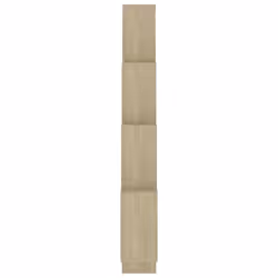 vidaXL Wall Cube Shelf Sonoma Oak Engineered Wood Home Wall Cube Hanging Shelf - Additional view 5