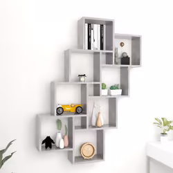 VidaXL 807182 shelve Wood Grey