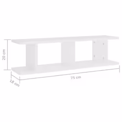 VidaXL 807187 shelve Wood White - Additional view 7
