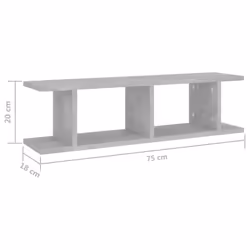 VidaXL 807191 shelve Wood Grey - Additional view 7