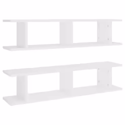 VidaXL 807196, Wood, White, 900 mm, 180 mm, 200 mm, 2 pc(s)