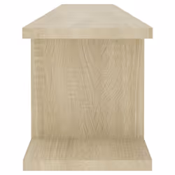 vidaXL 2x Wall Shelf Sonoma Oak Engineered Wood Indoor Hanging Wall Shelf - Additional view 6