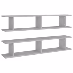 VidaXL 807209, Wood, Grey, 1050 mm, 180 mm, 200 mm, 2 pc(s)