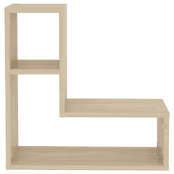 vidaXL 2x Wall Shelf Sonoma Oak Engineered Wood Wall-Mounted Hanging Shelf Set - Additional view 5