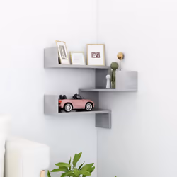 VidaXL 807231 shelve Wood Grey