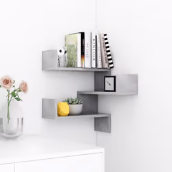 VidaXL 807231 shelve Wood Grey