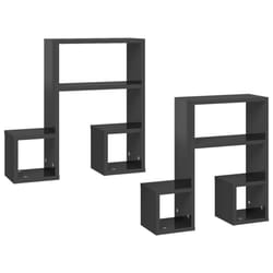VidaXL 807249 shelve Wood Grey