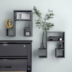 VidaXL 807249 shelve Wood Grey