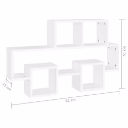 VidaXL 807250 shelve Chipboard White - Additional view 6
