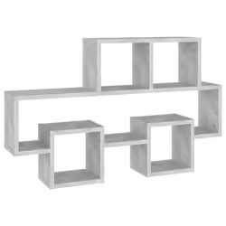 vidaXL Car-shaped Wall Shelf Concrete Grey Engineered Wood Wall-Mounted Shelf