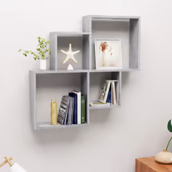 VidaXL 807263 shelve Wood Grey
