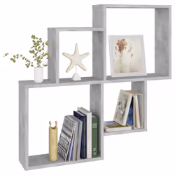 VidaXL 807263 shelve Wood Grey - Additional view 5