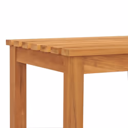 vidaXL Solid Teak Wood Garden Bench 114 cm Outdoor Patio Wooden Seating Bench - Additional view 3