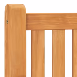 vidaXL Solid Teak Wood Garden Bench Outdoor Patio Extra Heavy Bench Seating - Additional view 4