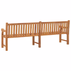 vidaXL Solid Teak Wood Garden Bench Outdoor Terrance Wooden Seating Bench - Additional view 2