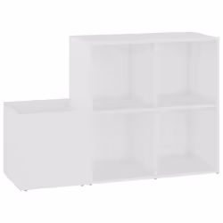 vidaXL Hall Shoe Cabinet White Engineered Wood Home Shoe Storage Organiser