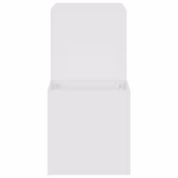 vidaXL Hall Shoe Cabinet White Engineered Wood Home Shoe Storage Organiser - Additional view 6