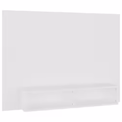 vidaXL Wall TV Cabinet White Chipboard Wall Side Plasma Hifi Stereo Cabinet