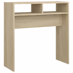 vidaXL Console Table Sonoma Oak Engineered Wood Accent Couch Side Hall Table