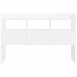 vidaXL Sideboard White Engineered Wood Side Storage Cabinet Oganiser Cupboard - Additional view 5