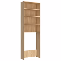 vidaXL Washing Machine Cabinet Sonoma Oak Home Indoor Bathroom Storage Rack