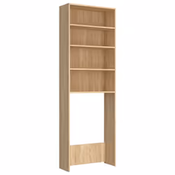 vidaXL Washing Machine Cabinet Sonoma Oak Home Indoor Bathroom Storage Rack