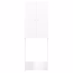 vidaXL Washing Machine Cabinet White Bathroom Laundry Room Cupboard Shelf - Additional view 3